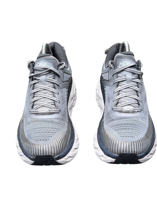 Hoka Shoes - Hoka One One 1110518 BONDI 7 Gray Running Shoes Mens size 7.5/ Womens Size 9